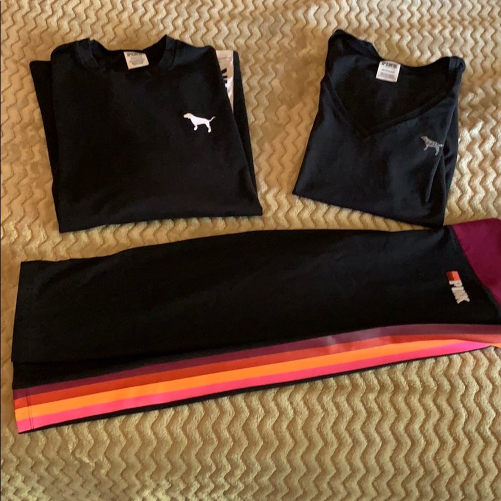 3 piece outfit Pink by Victoria Secrets